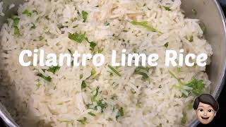 Cilantro Lime RiceBasmati Rice [upl. by Ydnal]