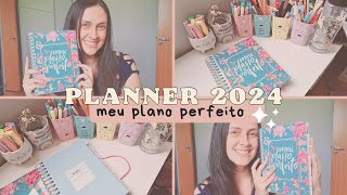 planner 2024  meu plano perfeito [upl. by Zohar]