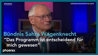 Bundesparteitag BSW Interview mit Oskar Lafontaine 270124 [upl. by Truman348]