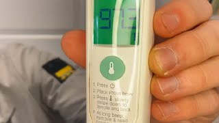 Braun TempleSwipe Thermometer FULL DEMO [upl. by Billye]