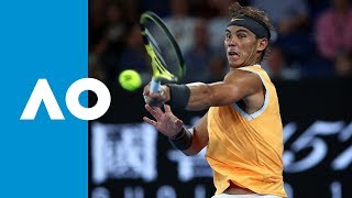 Final game Awesome Nadal into final SF  Australian Open 2019 [upl. by Ruzich556]