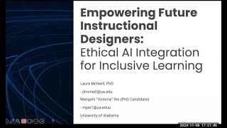 Empowering Future IDs Ethical AI Integration for Inclusive Learning [upl. by Eiramnwad]