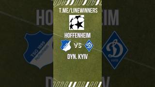 MatchDay Football  Hoffenheim vs Dyn Kyiv  Prediction amp Betting Tips  UEFA Champions League [upl. by Oleusnoc61]