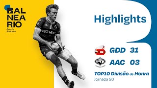 HIGHLIGHTS Direito vs Académica  TOP 10  Jornada 20 [upl. by Bray]