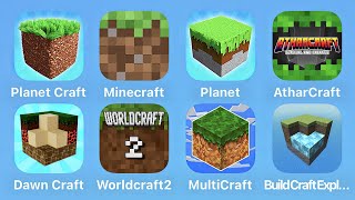 Planet Craft Minecraft Planet AtharCraft Dawn Craft Worldcraft 2 Multicrft Build Craft [upl. by Idurt]