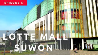 Second best Lotte Mall in Seoul Weekend walk through Lotte Suwon Korea 롯데몰 수원  decent traffic [upl. by Hawthorn246]