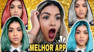 APP QUE MUDA A COR DO CABELO COM REALISMO [upl. by Alyakcim]