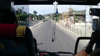 Traveling on the roads in Rhodes the island tour [upl. by Clair]