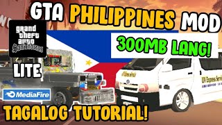 GTA PHILLIPINES MOD 300mb TAGALOG GAMEPLAY [upl. by Luelle]