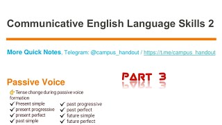 Communicative English Language Skills 2 Chapter 1 Part 3 [upl. by Esau944]