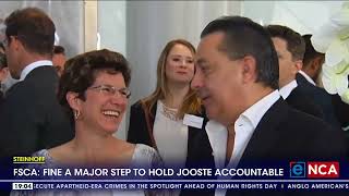 Steinhoff  The R475m fine is a major step to hold Jooste accountable  FSCA [upl. by Gebler]