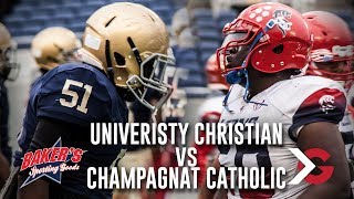 University Christian vs Champagnat Catholic 2017 2A Championship Game [upl. by Shaddock]