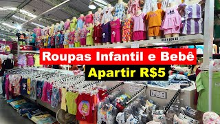 MODA CENTER SANTA CRUZ ROUPAS INFANTIL E ROUPAS DE BEBÊ APARTIR R5 [upl. by Ainolloppa]