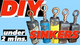 DIY SINKERS from Metal Scrap [upl. by Yevoc898]