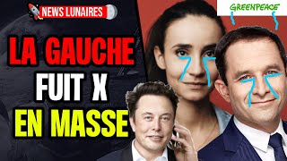 LA GAUCHE RAGE ET FUIT X A CAUSE DE LA LIBERTE DEXPRESSION SALOME SAQUE BENOIT HAMON GREENPEACE [upl. by Ydnab]