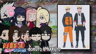 Friends Naruto React To Future  Boruto amp Naruto 🇮🇩🇬🇧 Gacha Reaction [upl. by Htebazil787]