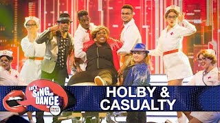 Holby City amp Casualty cast perform Uptown Funk  Lets Sing and Dance for Comic Relief [upl. by Adlanor]