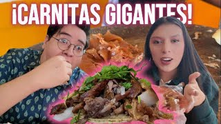 TacoT de CARNITAS GIGANTE  Iztapalapa [upl. by Maze853]