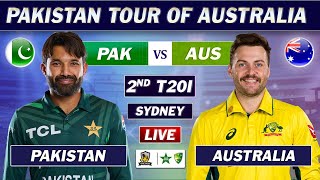 PAKISTAN vs AUSTRALIA 2nd T20 Match LIVE COMMENTARY  PAK vs AUS T20 MATCH LIVE [upl. by Keenan]