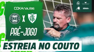 ESTREIA DO NOVO TREINADOR NO COUTO  PRÉJOGO CORITIBA X AMÉRICAMG  Série B 2024 [upl. by Ingham910]