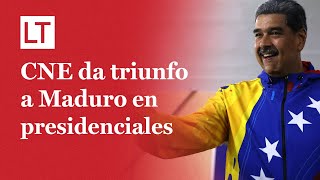 Maduro reelecto CNE declara victoria del actual presidente [upl. by Harbot]