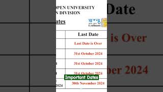 IGNOU Admission Reregistration amp Exam Form last Date Extended 2024  Ignou Exam form last date [upl. by Aurea]