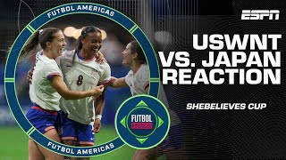 How USWNT overcame Japan in the SheBelieves Cup semifinal  ESPN FC [upl. by Timothy]