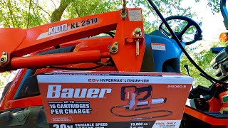 Buying a Bauer 20v cordless Grease gun amp Greasing equipment Harbor Freight [upl. by Song97]