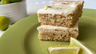 Tangy Key Lime Pie Cookie Bars Recipe [upl. by Atinoj]