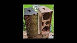 DIY Line Array Build Kolumny Samoróbki Bass Test [upl. by Ttelracs206]