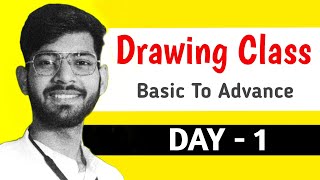 Drawing Class 2024 DAY  1  Free Drawing Class 2024  Basic To Advance Hindi  Day1  Sachinart23 [upl. by Candide387]