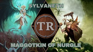 SYLVANETH vs MAGGOTKIN OF NURGLE  2000 Point Age of Sigmar 4th Edition Battle Report [upl. by Gianna]