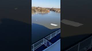 Cruising into Helsinki ferry helsinki finland tallinn estonia iceberg [upl. by Eelirak]