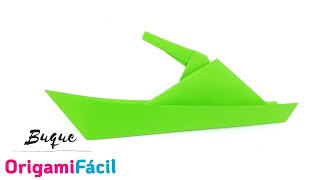 🛳 Cómo hacer un BARCO de papel de GUERRA fácil con Origami [upl. by Odnumyar]