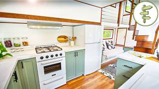 Stunning Tiny House with THE BEST Kitchen amp Loft Design – FULL TOUR [upl. by Asile]