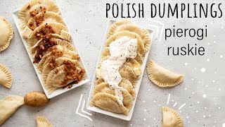 Vegan Pierogi Ruskie • polish dumplings • ReShape • Polish Pierogi [upl. by Nylra]