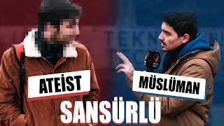 Ateist ve Müslüman Tartışması Sansürlü [upl. by Llenet]