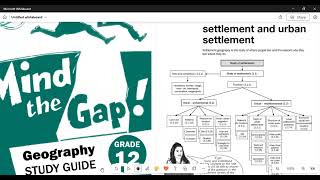 Geography Grade12 Rural Settlement and Urban settlement Definitions [upl. by Eidak]