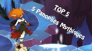 DOFUS Top 5 Panoplies Mythiques [upl. by Nisa]