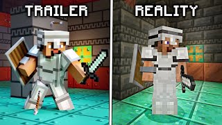 Minecraft 121 Trailer VS Reality [upl. by Sheryl]