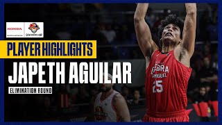 JAPETH AGUILAR HIGHLIGHTS  ELIMINATION ROUND  PBA SEASON 49 GOVERNORS CUP [upl. by Celina]