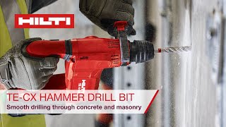 Hilti TECX 5 SDS Plus Hammer Drill Bit  Features and Benefits [upl. by Leahcin]