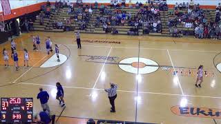 Elkins vs BuckhannonUpshur High School Girls Varsity Basketball [upl. by Halullat]