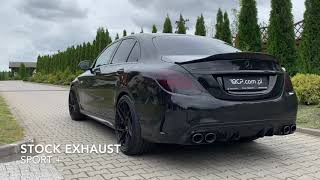 MercedesBenz C43 AMG  RCP Exhausts  Downpipes  Center Section [upl. by Uon]