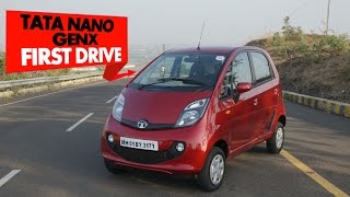 Tata Nano GenX  First Drive  PowerDrift [upl. by Adnohryt]