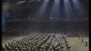 Royal Tournament 1990  Massed Bands of the Royal Marines [upl. by Sirraj]