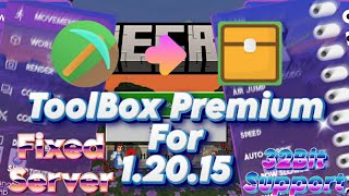 TOOLBOX Premium for MCPE 1201512012 With 32Bit Support and Fixed Server Problem Infinite [upl. by Nelan551]