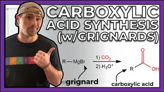 Grignard Reaction with Carbon Dioxide to Produce Carboxylic Acids [upl. by Esnofla]