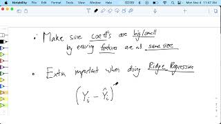 Ridge Regression Normalizing Loss Surface and Multicollinearity  Intro to Data Science 1104 [upl. by Irby661]