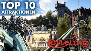 TOP 10 Fahrgeschäfte in Efteling [upl. by Reemas827]